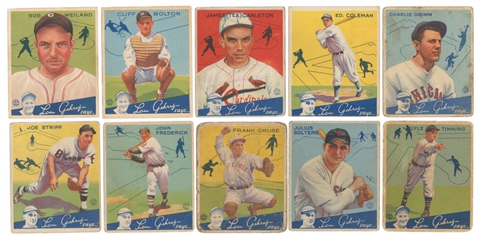 1934 Goudey Baseball Collection (57)